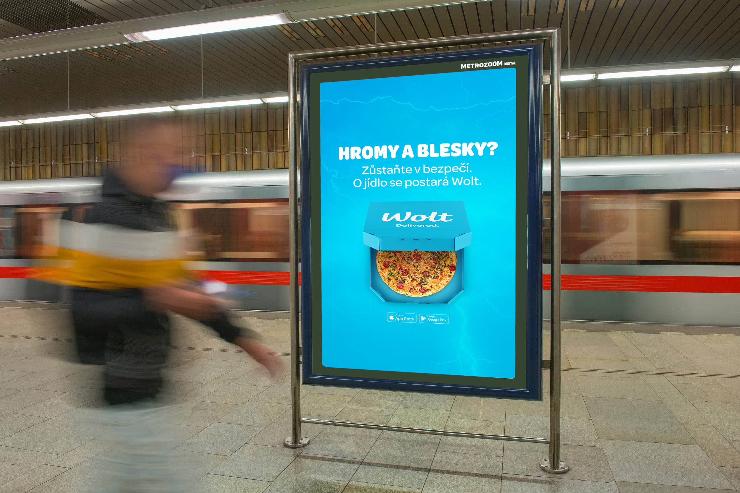 Wolt – motiv pro bouřku